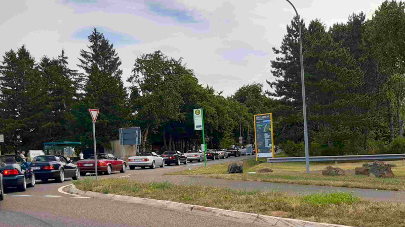 Einfahrt zum IP Vogelsang